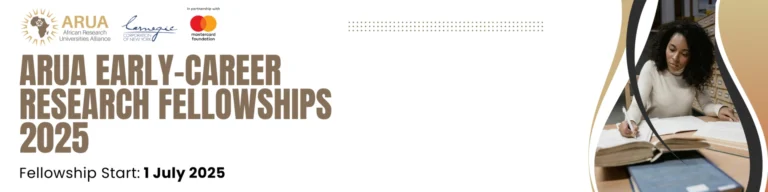 ARUA Early Career Research Fellowship 2025