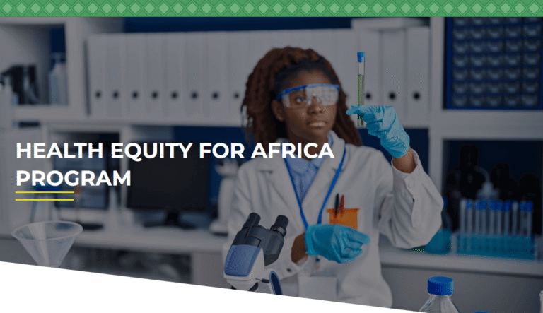 Villgro Africa Health Equity for Africa Program